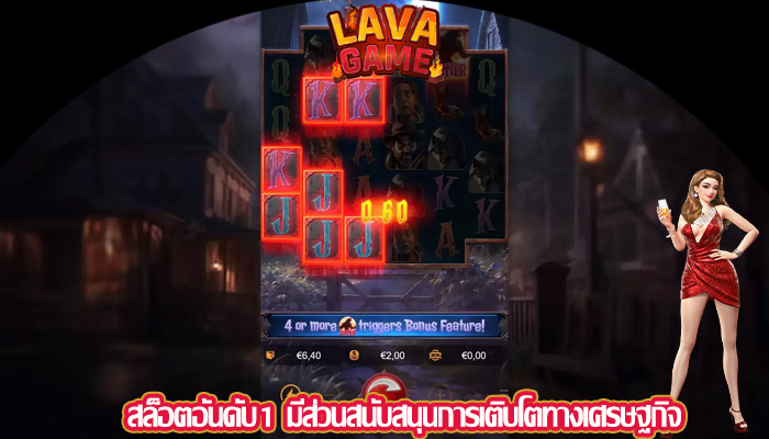 สล็อตอันดับ1 มีส่วนสนับสนุนการเติบโตทางเศรษฐกิจ